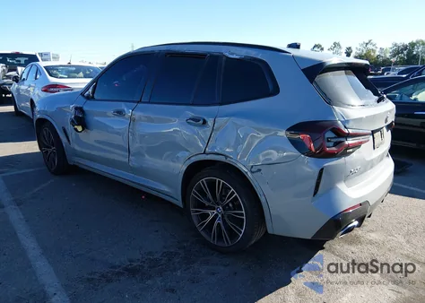 2022 BMW X3 Sdrive30I z USA, uszkodzony, nr VIN 5UX43DP09N9L67017